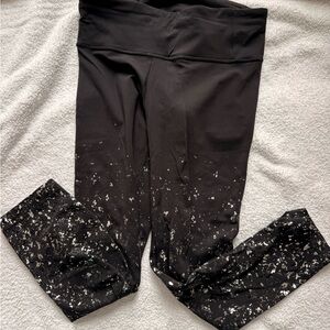 lululemon athletica Black and White Speckled Leggings